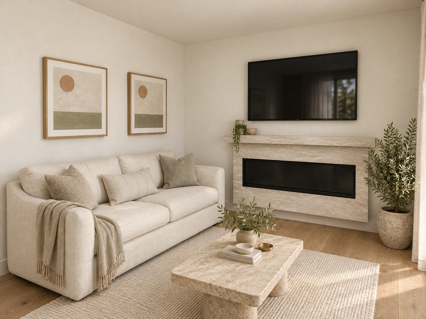 Ridgefield family-room finish study